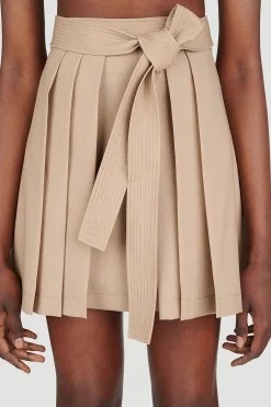 Pleated Wool Mini Skirt></noscript>Kenzo New