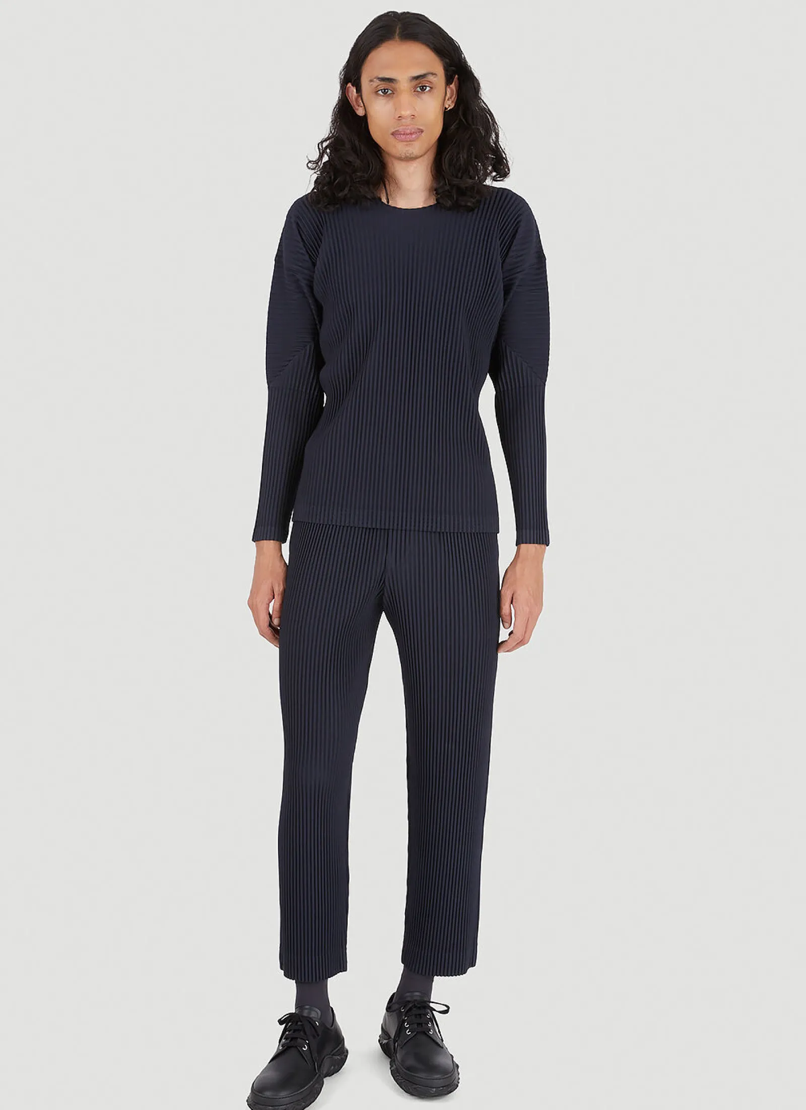 Men Homme Plissé Issey Miyake Tops^Plisse Long Sleeve Top