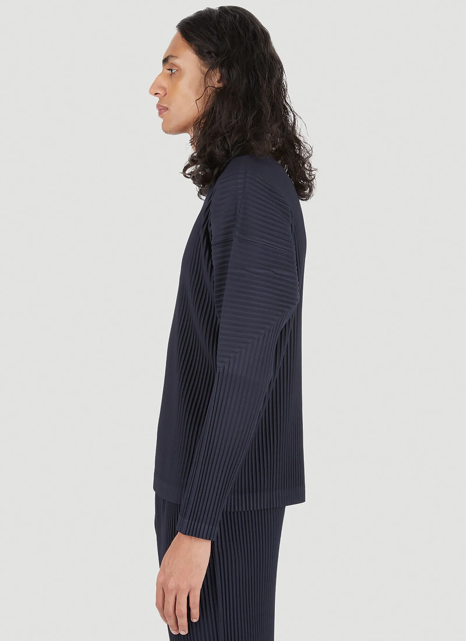 Men Homme Plissé Issey Miyake Tops^Plisse Long Sleeve Top