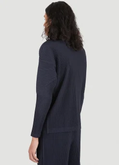 Men Homme Plissé Issey Miyake Tops^Plisse Long Sleeve Top