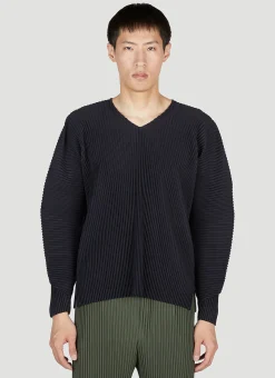 Men Homme Plissé Issey Miyake Tops^Plisse Long Sleeve Top