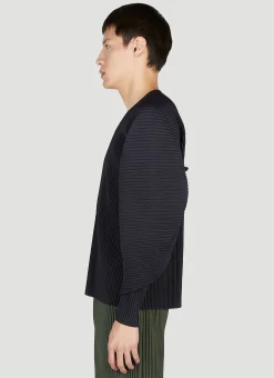 Men Homme Plissé Issey Miyake Tops^Plisse Long Sleeve Top