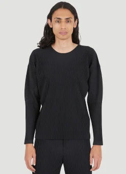 Men Homme Plissé Issey Miyake Tops^Plisse Long Sleeve Top