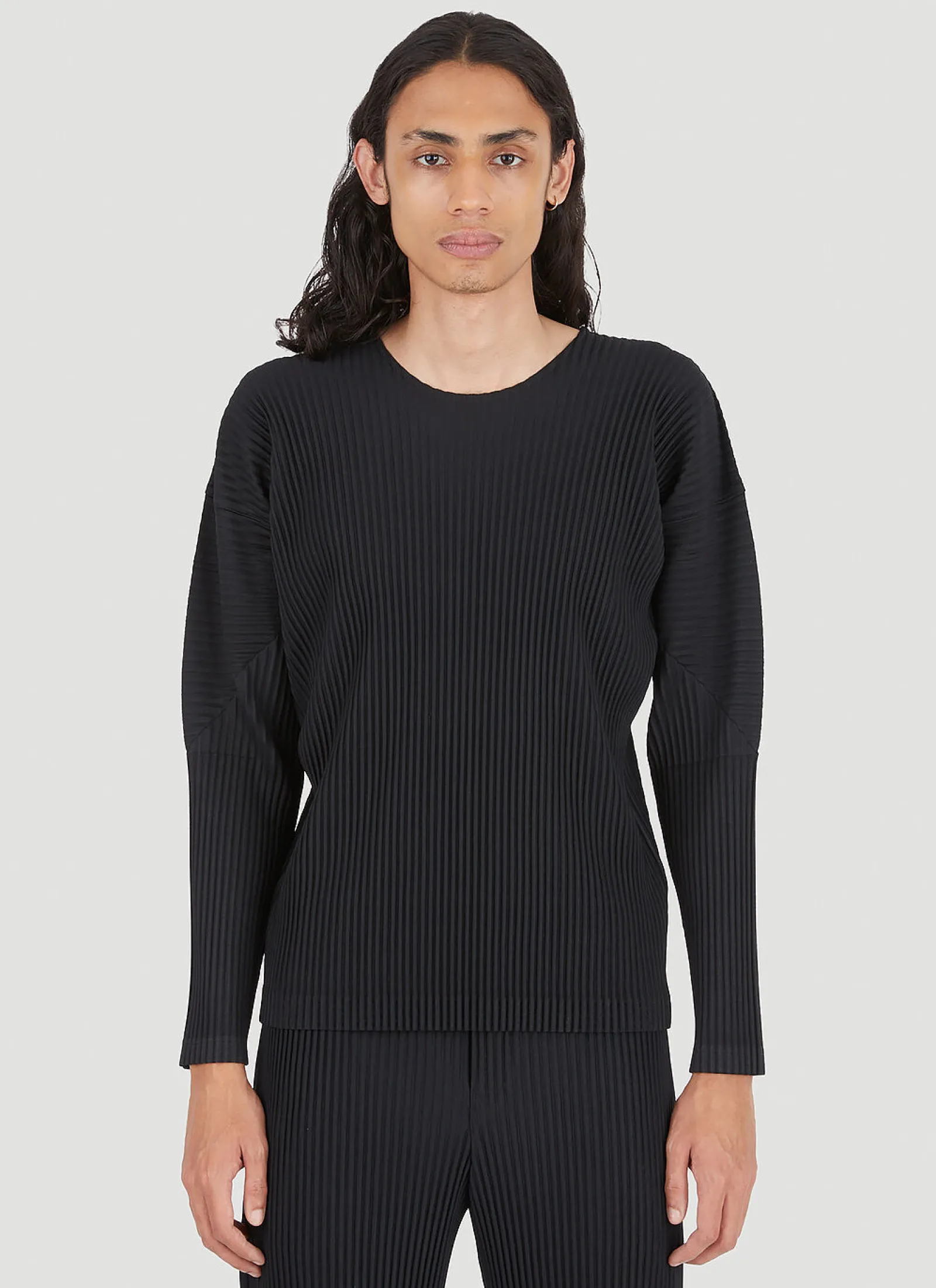 Men Homme Plissé Issey Miyake Tops^Plisse Long Sleeve Top