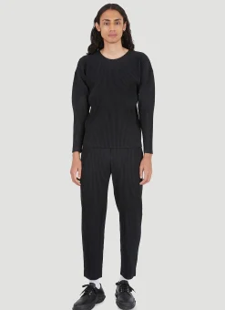 Men Homme Plissé Issey Miyake Tops^Plisse Long Sleeve Top