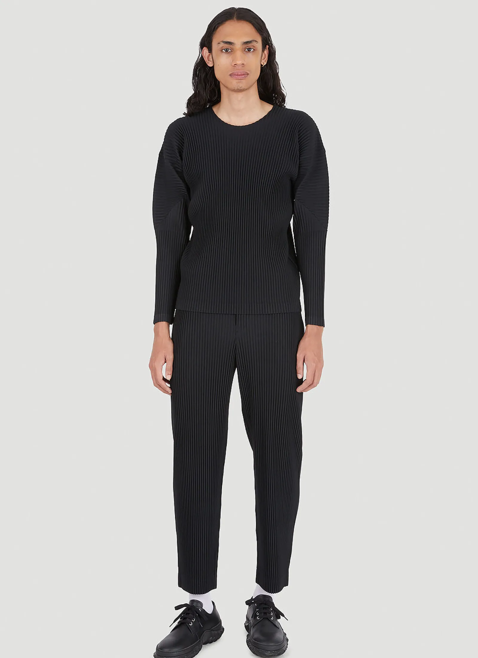 Men Homme Plissé Issey Miyake Tops^Plisse Long Sleeve Top