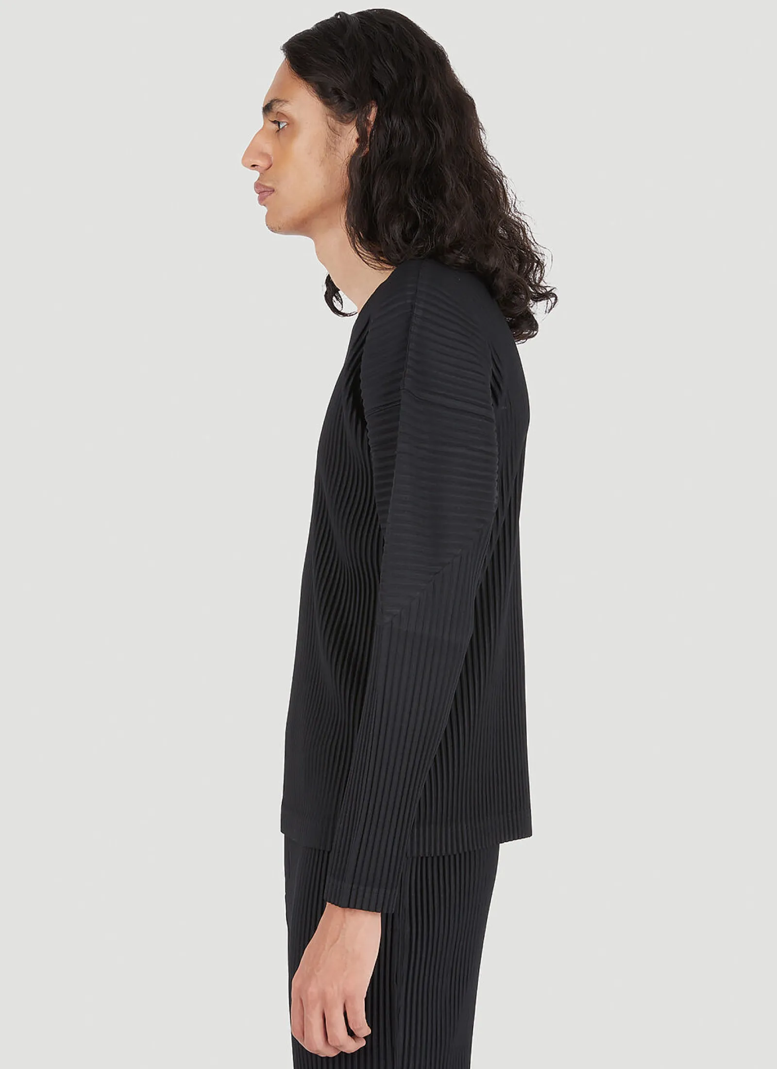 Men Homme Plissé Issey Miyake Tops^Plisse Long Sleeve Top