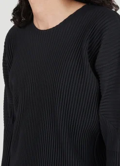 Men Homme Plissé Issey Miyake Tops^Plisse Long Sleeve Top