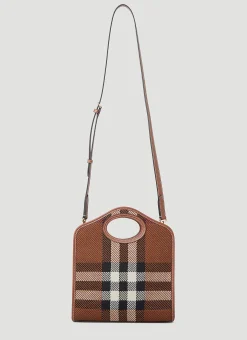 Pocket Check Mini Shoulder Bag><noscript><img width=