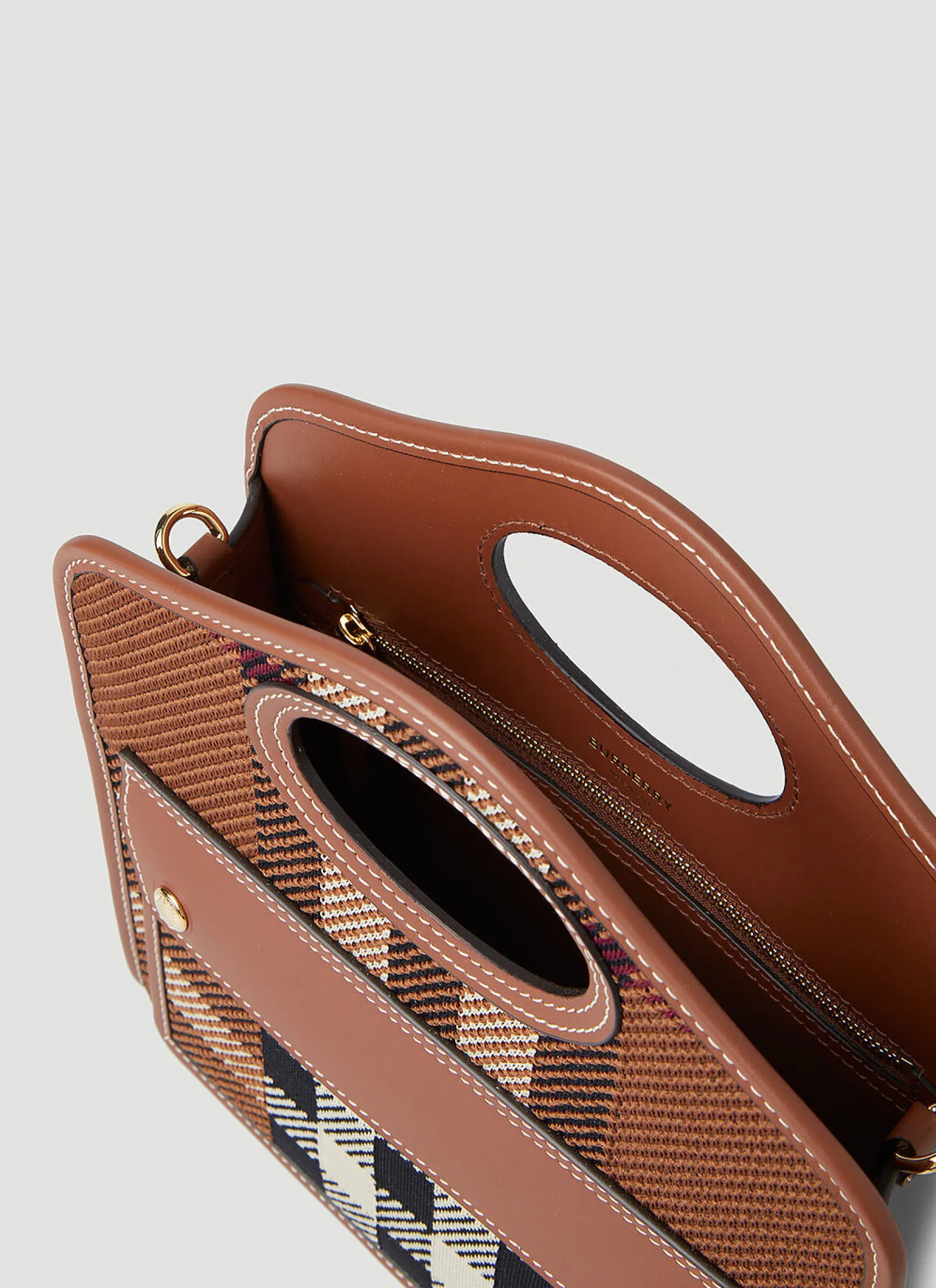 Pocket Check Mini Shoulder Bag>Burberry Online