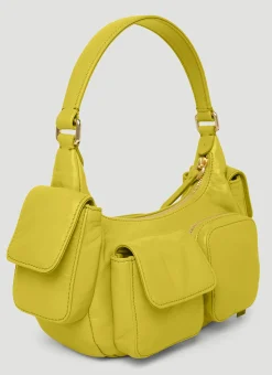 Pocket Leather Shoulder Bag></noscript>Miu Miu Clearance