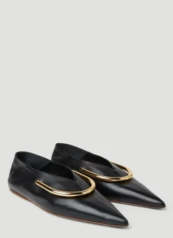 Pointed Ballerina Flats>Jil Sander Sale