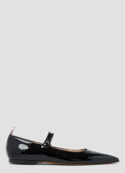 Pointed Thom John Ballerina Flats>Thom Browne Discount