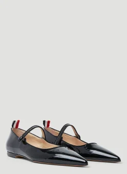 Pointed Thom John Ballerina Flats>Thom Browne Discount