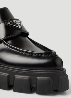 Pointed Toe Monolith Loafers><noscript><img width=