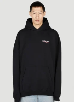 Men Balenciaga Sweatshirts^Political Campaign Hooded Sweatshirt