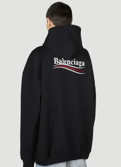 Men Balenciaga Sweatshirts^Political Campaign Hooded Sweatshirt