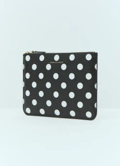 Men Comme des Garçons Wallet Wallets & Cardholders^Polka Dot Leather Pouch