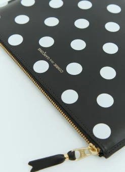 Men Comme des Garçons Wallet Wallets & Cardholders^Polka Dot Leather Pouch