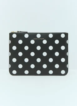 Men Comme des Garçons Wallet Wallets & Cardholders^Polka Dot Leather Pouch
