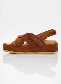 Ponyhair Sandals></noscript>Dries Van Noten Best