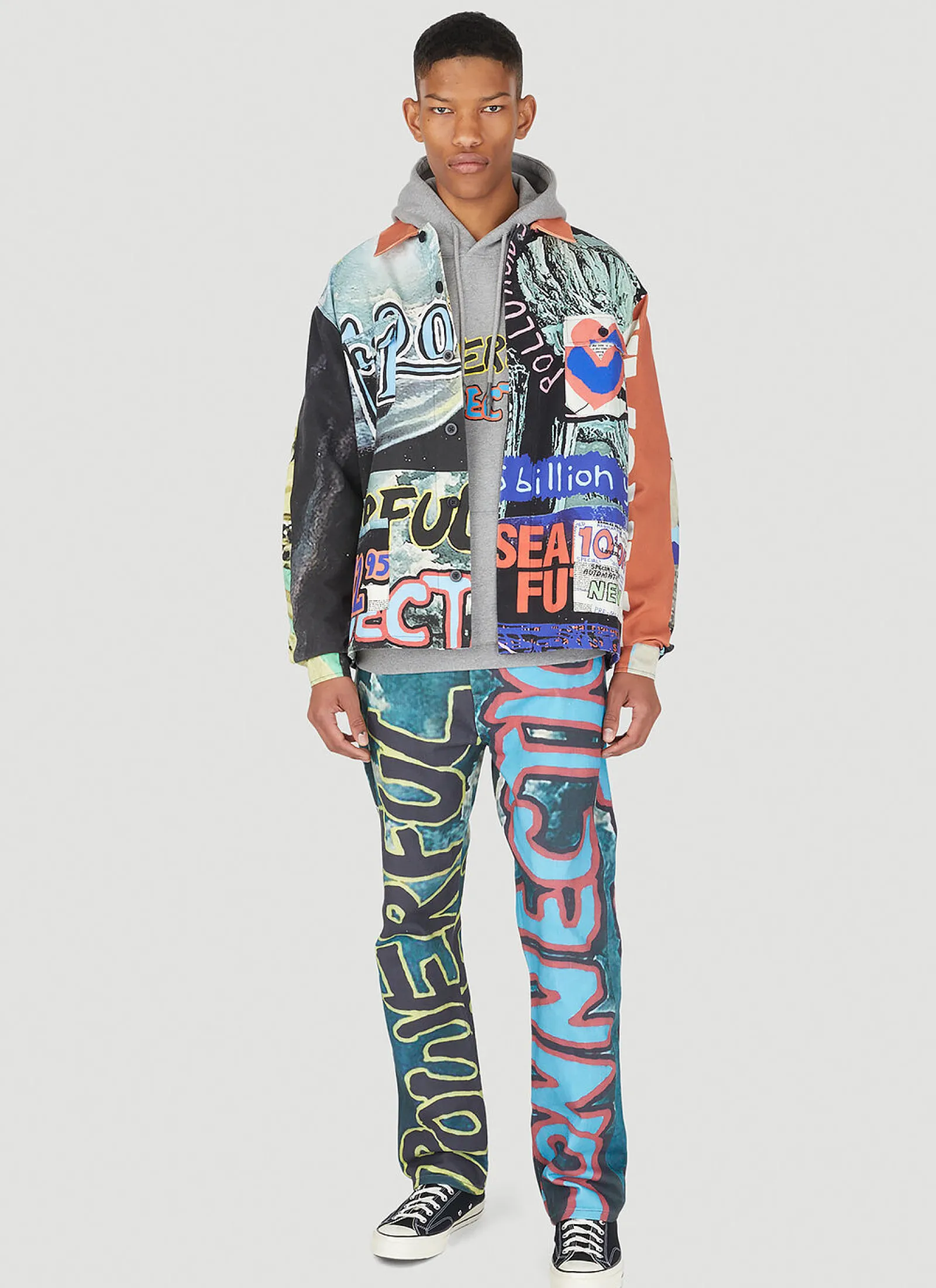 Powerful Connection Hooded Sweatshirt>DRx x STEFAN MEIER x LN-CC Best