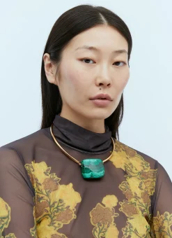 Men Dries Van Noten Jewellery^Precious Stone Chocker Necklace