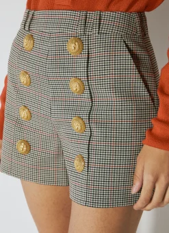 Prince Of Wales Pleated Shorts></noscript>Balmain Discount