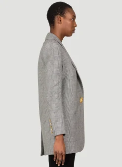 Prince Of Wales Tailored Blazer></noscript>Balmain New