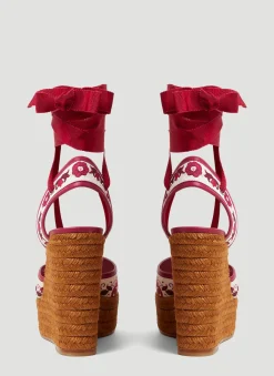 Printed Brocade Wedge Sandals></noscript>Dolce & Gabbana Clearance