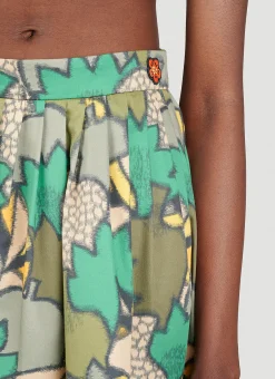 Printed Mini Skirt><noscript><img width=