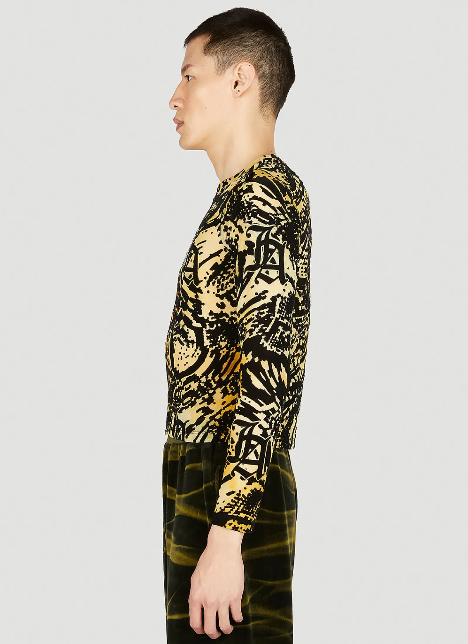 Men Aries x Juicy Couture Tops^Psysnake Mesh Long Sleeve Top