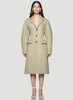 Puff-Sleeve Coat>Bottega Veneta Best