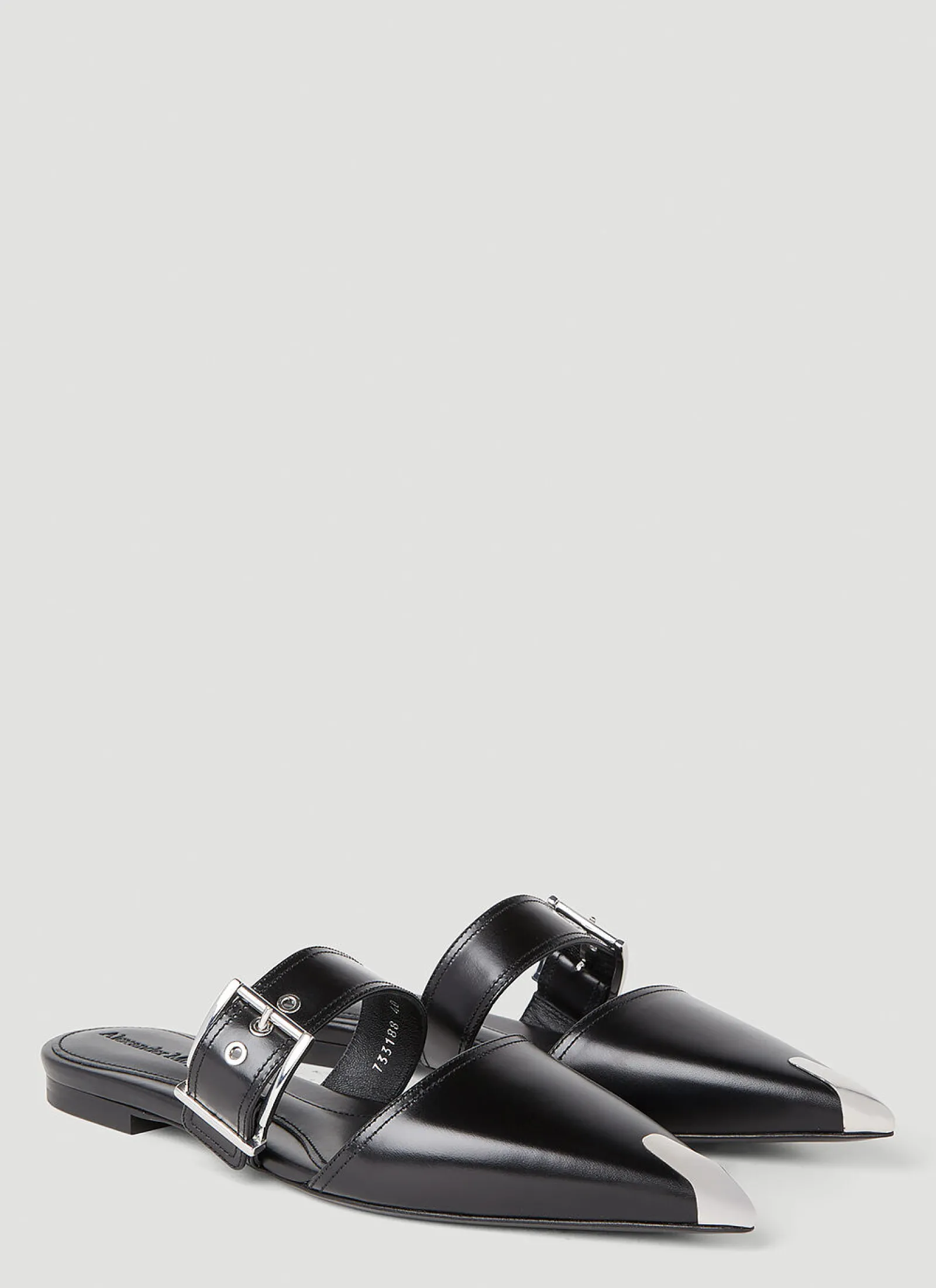 Punk Flat Mules>Alexander McQueen