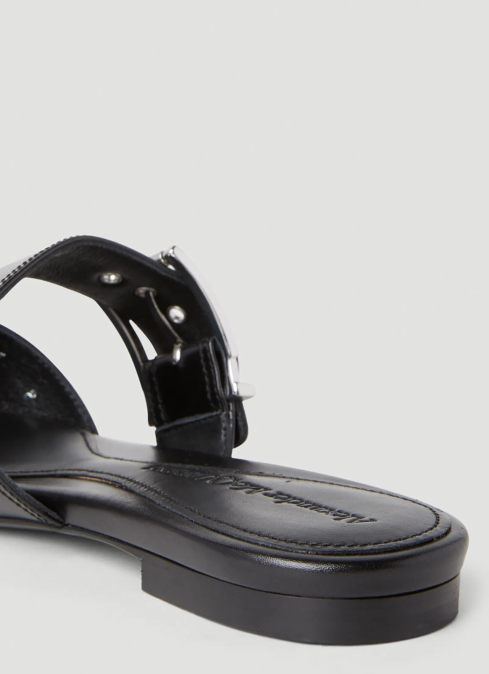 Punk Flat Mules>Alexander McQueen