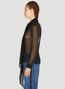 Pussybow Shirt></noscript>Saint Laurent Discount