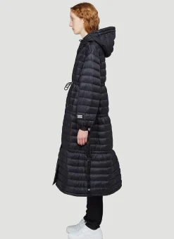 Quilted Longline Coat><noscript><img width=