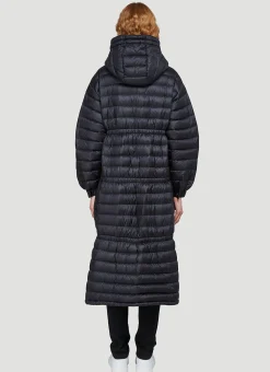 Quilted Longline Coat><noscript><img width=