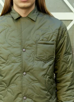 Quilted Overshirt><noscript><img width=