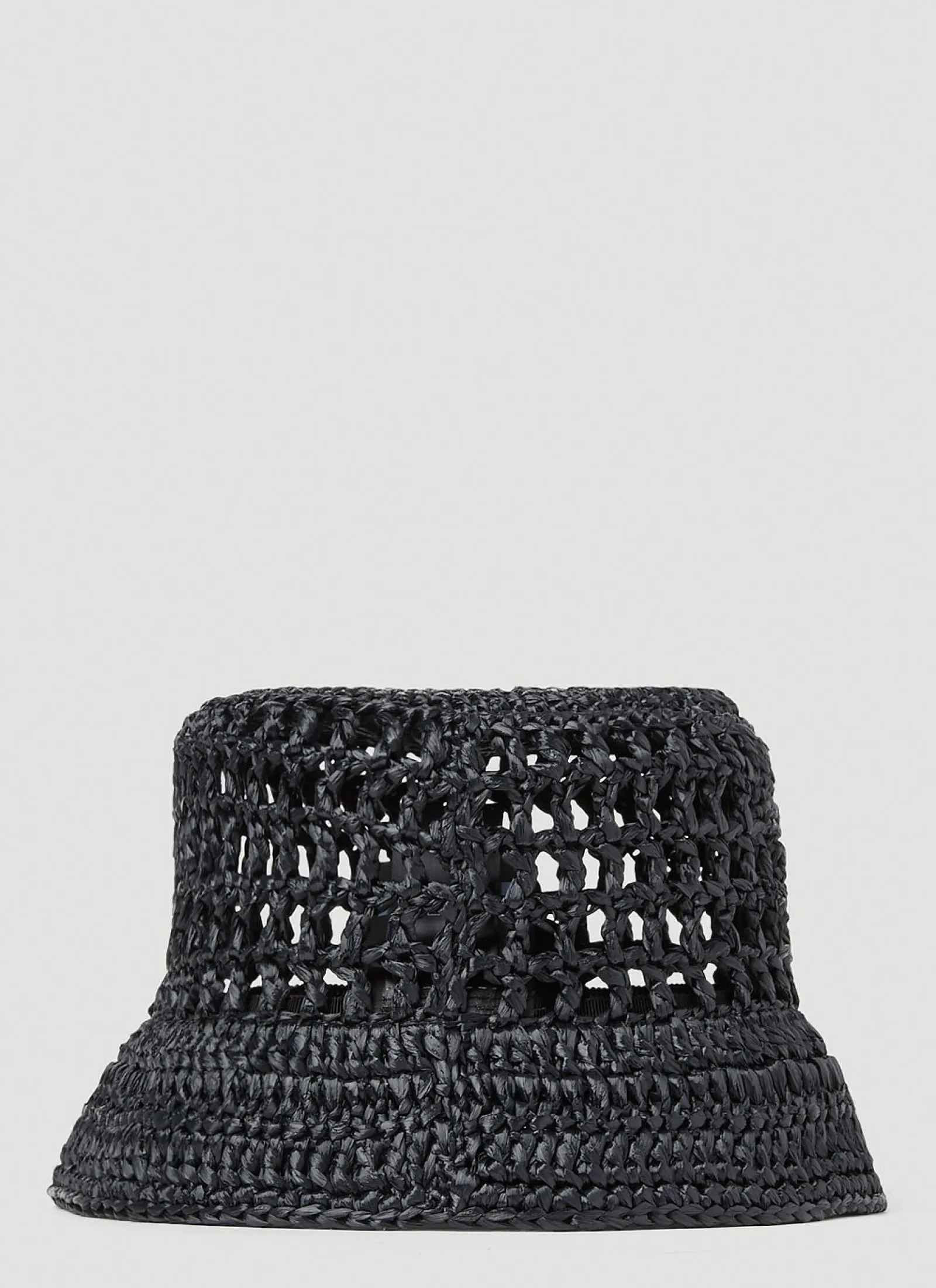 Men Prada Hats^Raffia Woven Bucket Hat