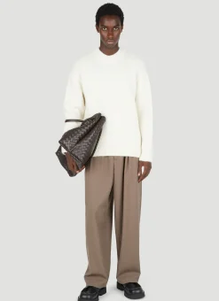 Rear Logo Print Knit Sweater>Jacquemus Discount