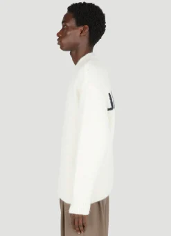 Rear Logo Print Knit Sweater></noscript>Jacquemus Discount