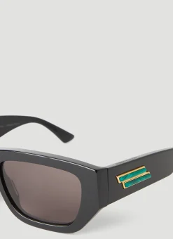 Men Bottega Veneta Sunglasses^Rectangular Frame Sunglasses