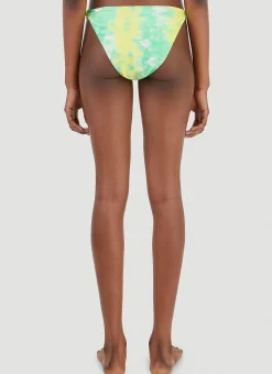 Recycled Printed Bikini Briefs></noscript>GANNI Hot