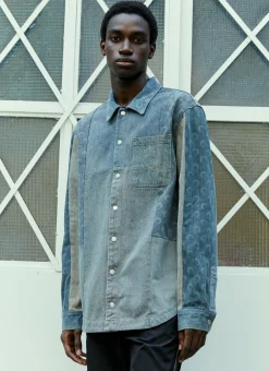 Men Marine Serre Shirts^Regenerated Moon Denim Overshirt
