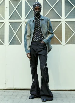 Men Marine Serre Shirts^Regenerated Moon Denim Overshirt