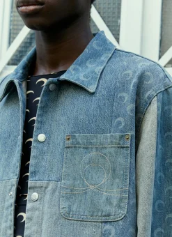 Men Marine Serre Shirts^Regenerated Moon Denim Overshirt
