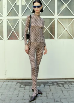 Regenerated Moon Diamant Second Skin Top>Marine Serre Hot