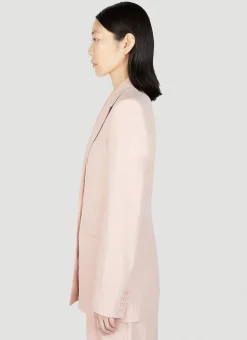 Relaxed Double Breasted Blazer><noscript><img width=