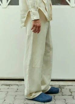 Men Eckhaus Latta Pants^Relaxed Linen Pants